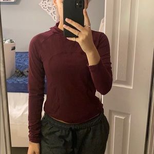 Maroon Lulu hoodie